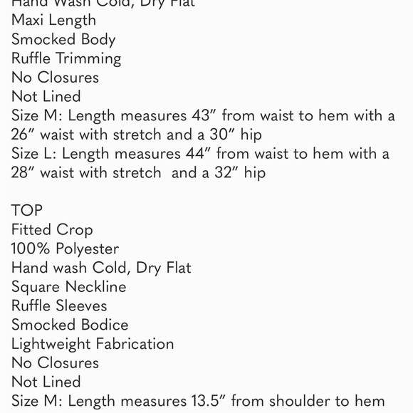 Vici Pace Linen Tiered maxi skirt and crop top - Picture 2 of 2